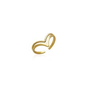 Anillo Double Peak Acero 316 L