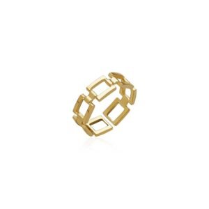 Anillo Eslabón Cuadrado Acero 316 L