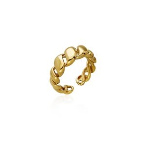 Anillo Forma Orgánica Acero 316 L