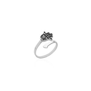 Anillo Mano Fátima Plata Ley 925