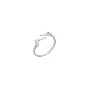 Anillo Rayo Plata Ley 925.
