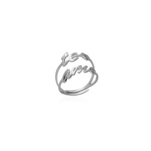 Anillo Te Amo Corazón Acero 316 L