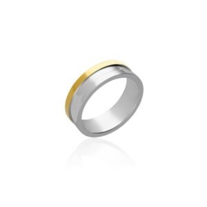 Anillo Way Bicolor Acero 316 L