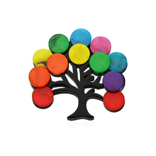 Broche Árbol Multicolor Fantasía.