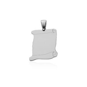 Colgante Pergamino Plata Ley 925