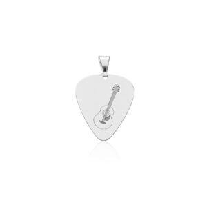 Colgante Pua de Guitarra Plata Ley 925
