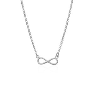 Collar Infinito Plata Ley 925.