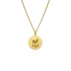 Collar Virgen Niña Plata Ley 925
