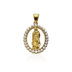 Medalla Virgen Milagrosa Acero 316 L
