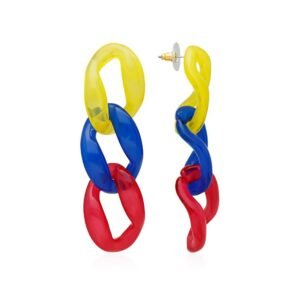 Pendientes Anillas Multicolor Fantasía