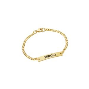 Pulsera Barbada Placa Acero 316 L