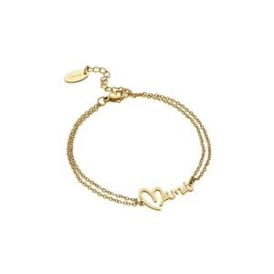 Pulsera Corazón Mamá Acero 316 L