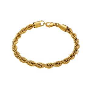 Pulsera Cordón Salomónico Acero 316 L
