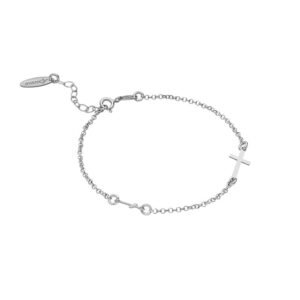 Pulsera Cruces Plata Ley 925