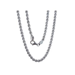 Cadena Cordón Salomónico Plata Ley 925