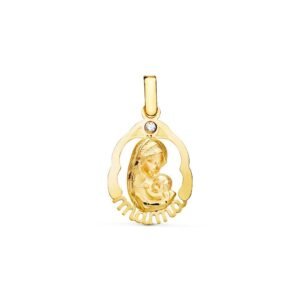 Medalla Mamá Oro 18 Klt