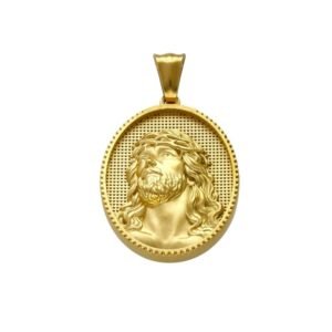 Medalla Rostro de Cristo Acero 316 L